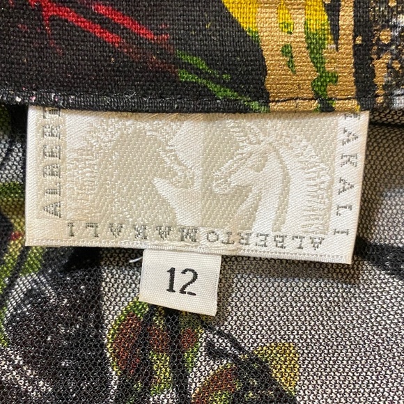 Alberto Makali Tropical Print Women's Jacket Size 12 - Picture 7 of 13